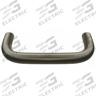 MONROE PMP Pull Handle: Threaded Holes, Stainless Steel, Silver, 1/4"-20 Screw Size - Standard Pull Handles