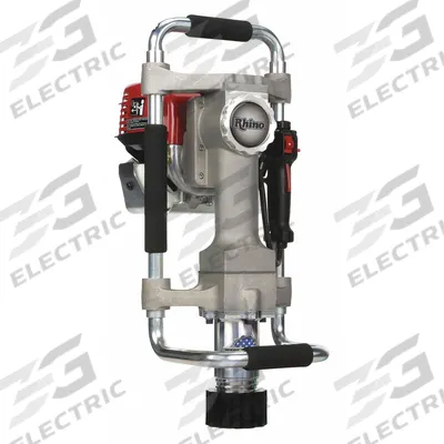 RHINO TOOL Gas-Powered Post Driver: 1/2 in Min Drive Rod or Stake Dia - Gas-Powered Post Drivers