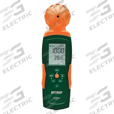 EXTECH Indoor Air Quality Meter: Custom Alerts, Gas Analyzers for Carbon Dioxide