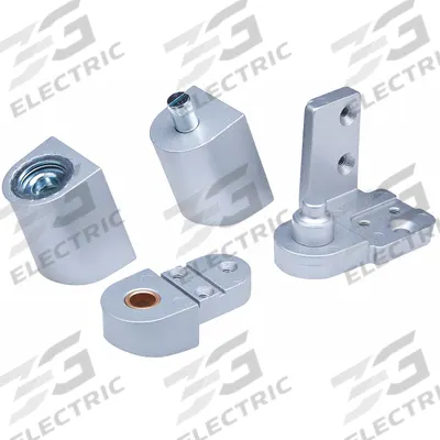 KABA ILCO Pivot Hinge: Aluminum, 2 11/16 in Leaf Ht - Half Surface-Mount Pivot Hinges