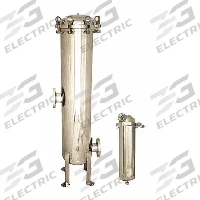 FULFLO Water Filter Housing: 1 in, NPT, Female, 16 in Overall Ht, 3 1/2 in Overall Dia - Parker Water Filter Cartridge Housings