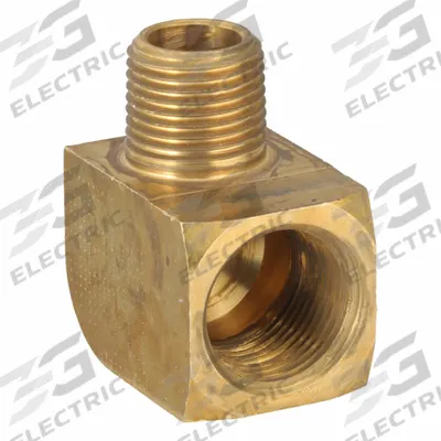 PARKER Metal Pipe Elbow: 90° Elbow, 3/4 in x 1/2 in - Threaded High-Pressure Pipe Fittings