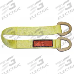 STREN-FLEX Web Sling: Type 2, Nylon, Triangle Link, 2 Plies, 12 ft Sling Lg, 16 in Eye Lg, Yellow (MPN TTS2-906-12). Key specifications — Brand: STREN-FLEX; Tag Attachment: Fully Sewn; Color: Yellow; Tag Type: Wear-Resistant Tag; Tag Attachment Type: Fully Sewn.