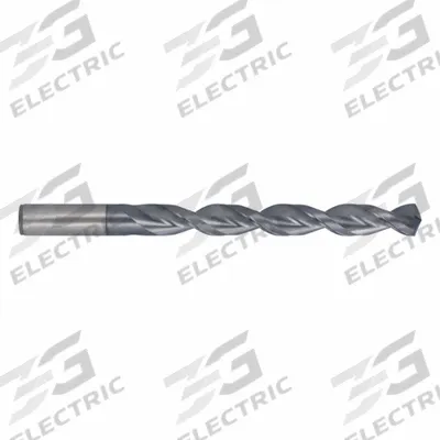 CLEVELAND Jobber Length Drill Bit: #10, 135° Split Point, TiCN-Coated Cobalt - Cobalt Jobber-Length Drill Bits for Deep Hole-Drilling