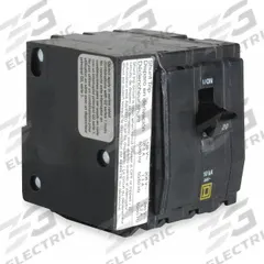 SQUARE D Miniature Circuit Breaker: 15 A, 120/240V AC, Three Phase, 10kA at 120/240V AC, 3 Poles (MPN QOB3151021). Key specifications — Phase: Three; Amps: 15 A; AC Voltage Rating: 120/240V AC; Max. AIR Rating: 10kA at 120/240V AC; For Use With: Square D NQOD Panelboards; Brand: SQUARE D.