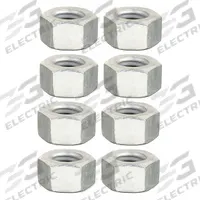 DAYTON Hex Nut Zinc Plated,1/2-13: For 5ULP4, 8 PK (MPN PP60223G)