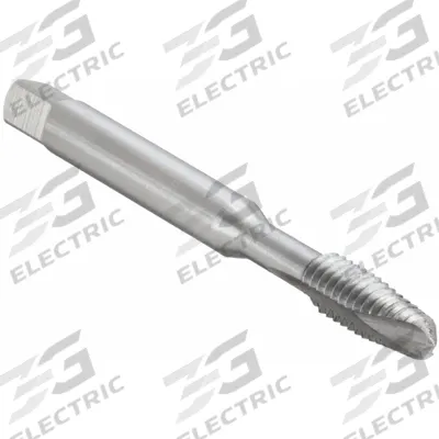CLEVELAND Spiral Point Tap: #8-32 UNC, H3 / 2B, 2 Flute, Plug Chamfer, High Speed Steel (MPN C57361) - Low-Shear Spiral-Point Taps