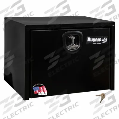 BUYERS PRODUCTS Underbody: Underbody Truck Box, Single Drop-Down Door Door, 18 in Overall Dp - Single Drop-Down Door Boxes