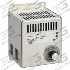 HOFFMAN Enclosure Heater: Fan Forced, 400 W Watt, Single Phase, 230V AC, Thermostat Included (MPN DAH4002B). Key specifications — Heater Type: Fan Forced; Includes Thermostat: Thermostat Included; Brand: HOFFMAN; Operating Voltage: 230V AC; Phase: Single.