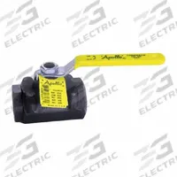 APOLLO Manual Two-Way Ball Valve: 1 1/2 in, Carbon Steel, Straight, FNPT x FNPT, Std Port Ball Port (MPN 73A1072427). Key specifications — Brand: APOLLO; Handle: Locking Lever.