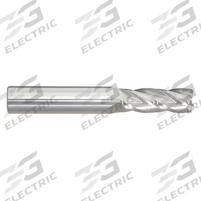 APPROVED VENDOR Square End Mill: Carbide, TiCN Coated, 4 Flute, 4 mm Mill Dia, 14 mm LOC - General Purpose Carbide Square End Mills