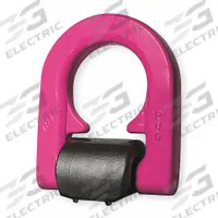 RUD CHAIN Hoist Ring: Pivot, Weld-On, 14,770 lb Working Load Limit, Steel, 180° Pivot Angle, Pink (MPN 7993037). Key specifications — Brand: RUD CHAIN; Operation: Lifting.