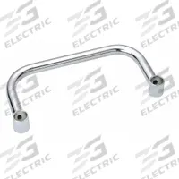 METRO Extended Handle: Super Erecta Shelving, 14 in x 7 in x 1 1/2 in, Chrome, Steel (MPN EH14NC). Key specifications — Compatible Product Type: Super Erecta Shelving; Finish: Chrome; Material: Steel; Brand: METRO.