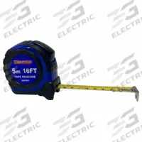 WESTWARD Tape Measure: Nonmagnetic Single Hook Tip, 16 ft / 5 m, Plastic with Rubberized Grip (MPN 24Z091). Key specifications — attr935324: WESTWARD; attr942259: Black; attr935328: 1/16 in; attr935329: Inches; attr935337: Metric/SAE; attr936607: Manual Lock; attr985315: 5 m or less; attr972446: Inch/Metric.