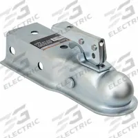 BUYERS PRODUCTS Trailer Coupler: Straight-Tongue Coupler, II, 3,500 lb Gross Towing Wt Capacity (MPN 0091060Z). Key specifications — Brand: BUYERS PRODUCTS; Finish: Zinc Plated; Material: Steel.