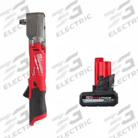 MILWAUKEE Impact Wrench Kit: 1/2 in Drive Size, 220 ft-lb Fastening Torque, Brushless, 12 V DC Volt (MPN 2565-20, 48-11-2450). Key specifications — attr1170829: Brushless; attr1170832: Standard.