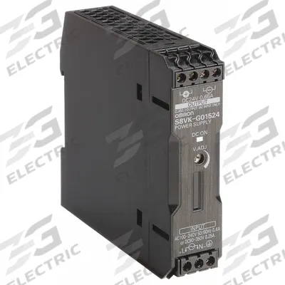 OMRON DC Power Supply: DIN Rail, 15 W Output Power - Rated, 0.65 A Current - Output - DIN Rail Mount DC Power Supplies
