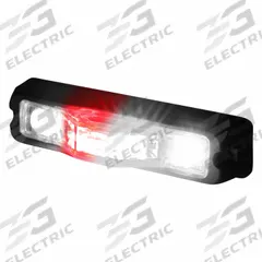 CODE 3 Warning Light: Emergency Vehicle Area Light, Red/White, 11 W Watt, Clear, LED, Permanent (MPN M180SMC-RW). Key specifications — Brand: CODE 3; Lens Color: Clear; Number of Flash Patterns: 69; Installation Type: Permanent; Operating Voltage: 12-24V DC.