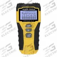 KLEIN TOOLS Cable Tester: Base Model, vdv526-200, CAT5e/CAT6/CAT6A, Dark Cable Systems, RJ45, LCD. Key specifications — Manufacturer Part Number: vdv526-200; Alert Type: Sound; Data Safe Monitor: No; Display Screen Type: LCD; For Use With: Dark Cable Systems; IP Rating: Not Rated; Includes: Replaceable Self-Storing Remote; Product Type: Copper Cable Tester.