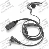 EARPHONE CONNECTION Earpiece with Microphone: Fits Motorola, Ear Hook, Push To Talk, Black, 1 Wires (MPN EP303). Key specifications — attr921014: Two Pin; attr921008: SP10; attr921002: Yes; attr920998: EP303; attr921012: EARPHONE CONNECTION.