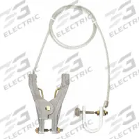 APPROVED VENDOR Bonding and Grounding Wire: C-Clamp/Hand Clamp, 3 ft, PVC, Clear (MPN 20546). Key specifications — Conductor Material: Carbon Steel; Connector Types: C-Clamp; Clamp Opening Span: Hand Clamp 3/4 in; Brand: APPROVED VENDOR; Wire Length: 3 ft; Manufacturer Part Number: 20546.