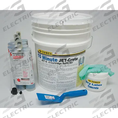 JE TOMES Concrete Repair Compound: JET-4, Polyurethane, 40 lb Container Size, Pail - Repair Kits for Concrete
