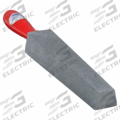 NORTON Sharpening File: 14 in L x 1 5/16 in W x 1 1/4 in, Silicon Carbide - Handheld Crystolon Single-Grit Utility Stones