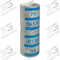 APPROVED VENDOR Open Barrel Splice: 400 kcmil Wire Size, Blue Code, 3.79 in, Copper Barrel, 76 Die (MPN 22EZ42). Key specifications — Die Code: 76; Brand: APPROVED VENDOR; Color Code: Blue.
