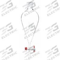 APPROVED VENDOR Separatory Funnel: Borosilicate Glass, 1 L, 27 mm, 12 mm, 102 mm Stem Lg, Colorless (MPN 3KWT2). Key specifications — Product Type: Separatory Funnel; Body Color: Colorless; Brand: APPROVED VENDOR.