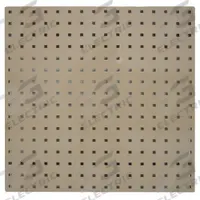 APPROVED VENDOR Pegboard Panel: Square, 9/32 in Peg Hole Size, 24 in x 24 in x 1/2 in, Steel, Tan (MPN 5TPC4). Key specifications — Material: Steel; Finish: Epoxy Coated; Peg Hole Shape: Square; Color: Tan; Brand: APPROVED VENDOR.