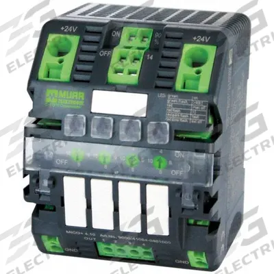 MURRELEKTRONIK Electronic Circuit Protector: MICO+, 4 Channels, 10 A/4 A/6 A/8 A Adj. - MICO+ Circuit Protection Modules