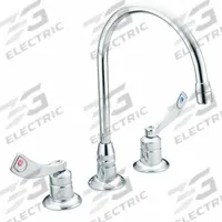 MOEN Gooseneck Bar Faucet: M-Dura, Brass, Widespread, Deck, 3 Mounting Holes, 2.2 gpm Flow Rate (MPN 8225). Key specifications — Series: M-Dura; Brand: MOEN.