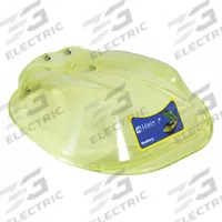 BRADLEY Plastic Bowl Cover Assembly: S90-390GR, Compatible with Halo, Plastic, Yellow. Key specifications — Manufacturer Part Number: S90-390GR; Material: Plastic; Compatible Mfr Part No: S19-214DCFW; Part: Bowl Cover; Compatible with Series: Halo; For Use With: Eye/Face Wash.