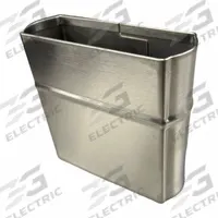 HADRIAN Pilaster Shoe: Stainless Steel, Brushed, 4 in Overall Ht, 18 in Overall Wd (MPN 550018-900). Key specifications — attr1325407: Brushed; attr1325409: Pilaster Anchor Shoe; attr1325406: HADRIAN.