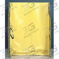 SINGER SAFETY Welding Screen: Vinyl, 5 ft Ht, 6 ft Wd, Yellow, Yellow (MPN 12-285565). Key specifications — Brand: SINGER SAFETY; Screen Material Type: Vinyl.