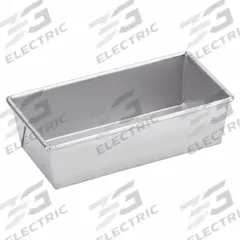 CHICAGO METALLIC Bread Pan: Aluminized Steel, 1 Slots, 9 1/2 in Overall Wd, 9 1/2 in Overall Dp (MPN 49110). Key specifications — Pan Style: Open Top Bread Pan; Brand: CHICAGO METALLIC; Color: Silver; Material: Aluminized Steel; NSF Certified: No; Number of Slots: 1.