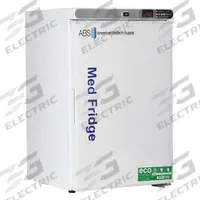 AMERICAN BIOTECH SUPPLY Lab Refrigerator: 2.5 cu ft, Undercounter, 2°C to 7°C, 19 1/2 in Overall Dp (MPN PH-ABT-HC-UCFS-0204). Key specifications — Door Opening Style: Right; Color: White; Alarm Type: Temperature; Manufacturer Part Number: PH-ABT-HC-UCFS-0204; Brand: AMERICAN BIOTECH SUPPLY; Product Type: Lab Refrigerator; Door Type: Swing Solid; Refrigerant Type: R-600a.