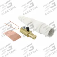Single Pole Inline: Male, White, 600V AC/600V DC, 400 A, Single Set Screw Termination, 16 Series (MPN 16D23-UW). Key specifications — Gender: Male; Series: 16; Brand: LEVITON.