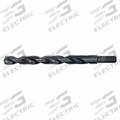 MILWAUKEE Jobber Length Drill Bit: 15/32", 135° Split Point, Black Oxide HSS - Chip-Clearing High-Speed Steel Jobber-Length Drill Bits