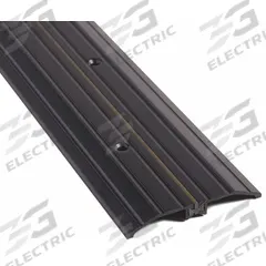 NATIONAL GUARD Door Threshold: Saddle, Aluminum, 4 ft Lg (MPN 8424DKB-48). Key specifications — Brand: NATIONAL GUARD; Transition Type: Fluted.