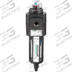 SPEEDAIRE Pneumatic Oil Filter: Coalescing, 1/4 in NPT, 0.01 micron, 20 cfm, 150 psi Max Op Pressure (MPN 4ZL32). Key specifications — attr110055: Compact; attr110008: SPEEDAIRE.