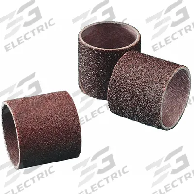 3M Spiral Band: 1/4 in Dia x 1/2 in W, Aluminum Oxide, 80 Grit, 341D - General Purpose Spiral Bands for All Metals