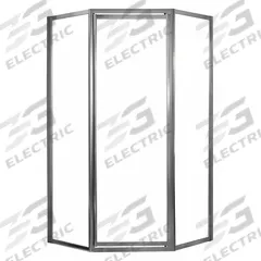 FOREMOST Shower Door: 24 in Max. Door Wd, 18 1/2 in Fixed Panel Wd, 70 in Overall Ht, Framed, Silver (MPN TDNA0570-CL-SV). Key specifications — Brand: FOREMOST.