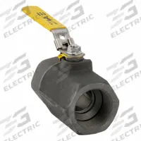 APOLLO Manual Two-Way Ball Valve: 2 in, Carbon Steel, Straight, FNPT x FNPT, Std Port Ball Port (MPN 73A10827). Key specifications — Brand: APOLLO; Handle: Locking Lever.