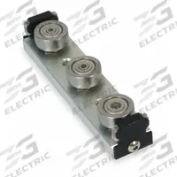 BISHOP-WISECARVER Linear Guide Carriage Assembly: SW, Size 2, 3-Roller Assembly, Ball (MPN UT2WPAR). Key specifications — For Use With: Vee Profile; Product Type: Ball; Carriage Material: Aluminum; For Rail Size: Size 2.