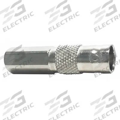 VITEK Coaxial Twist Connector: Female, Connector, Silver, Twist-On, RG-59, 1 GHz Max Freq - BNC Coaxial Connectors