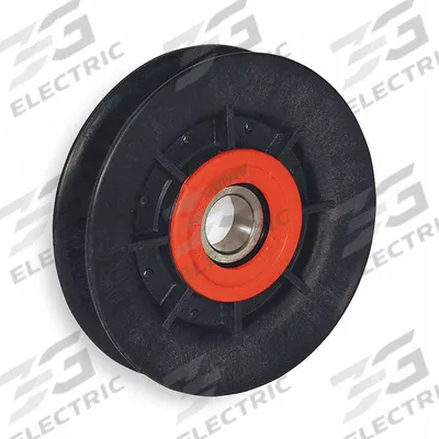 FENNER DRIVES V-Belt Idler Pulley: 17 mm Bore Dia, 3 in Outside Dia, Ball - Grooved V-Belt Idler Pulleys