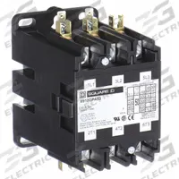 SQUARE D Definite Purpose Magnetic Contactor: 3 Poles, 277V AC, 60 A, Non-Reversing (MPN 8910DPA63V04). Key specifications — Brand: SQUARE D; Coil Voltage: 277V AC; Contactor Style: HVACR Definite Purpose Contactor; Terminal Connection Type: Quick-Disconnect Terminals; Maximum Voltage Rating: 600V AC; Series: 8910 Series Type DPA; Phase: Three; Main Pole Contact Form: 3NO.