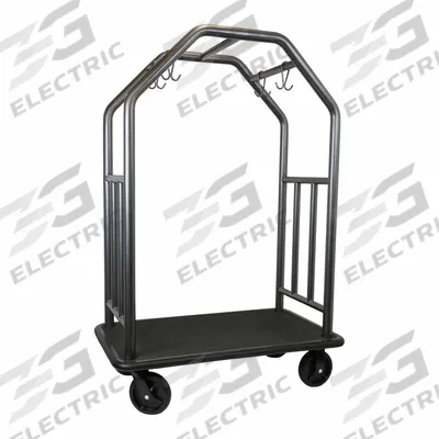 HOSPITALITY 1 SOURCE Bellman Cart: 48 in Overall Lg, 27 in Overall Dp, 71 in Overall Ht - Outdoor-Compatible Bellman Carts