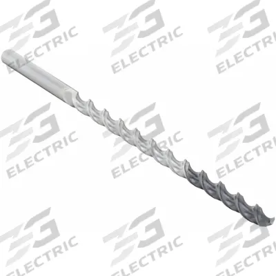 OSG Extra Long Drill Bit: 15/64", 200 mm Overall Lg, 120° X-Thinning Point - Chip-Clearing Cobalt Extended-Length Drill Bits